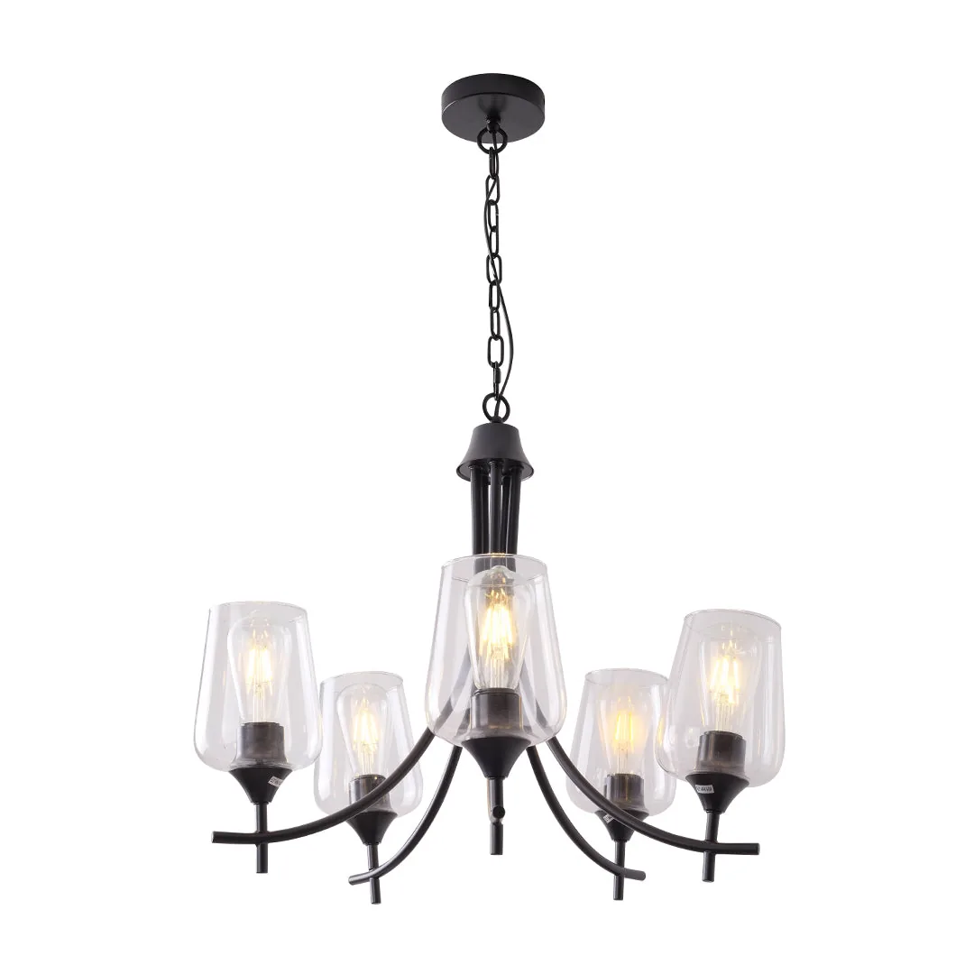 Antique Blue Chandelier