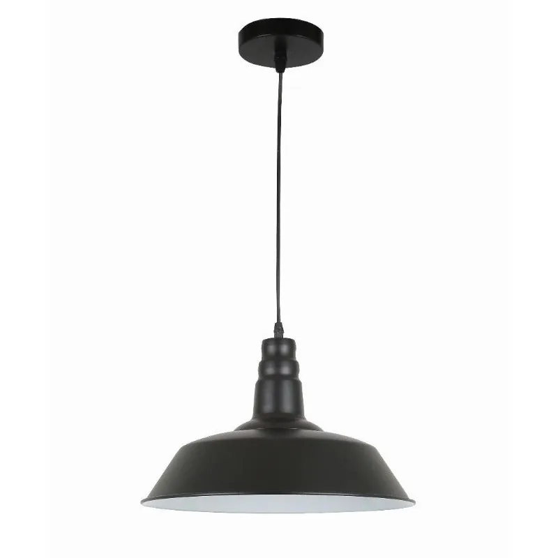 Black Industrial Pendant Light
