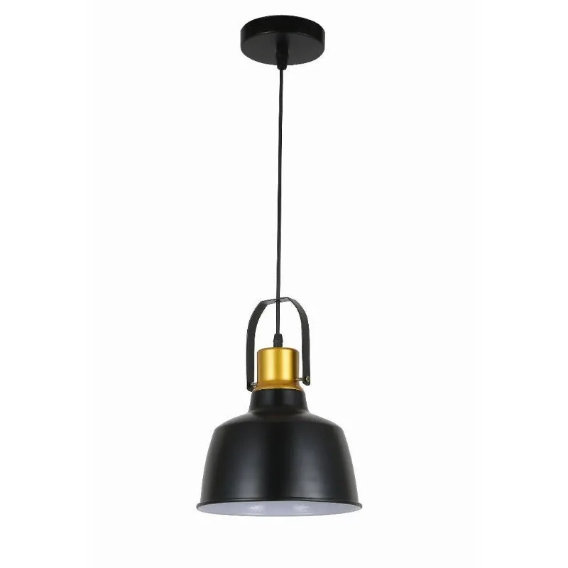 Black Modern Industrial Pendant