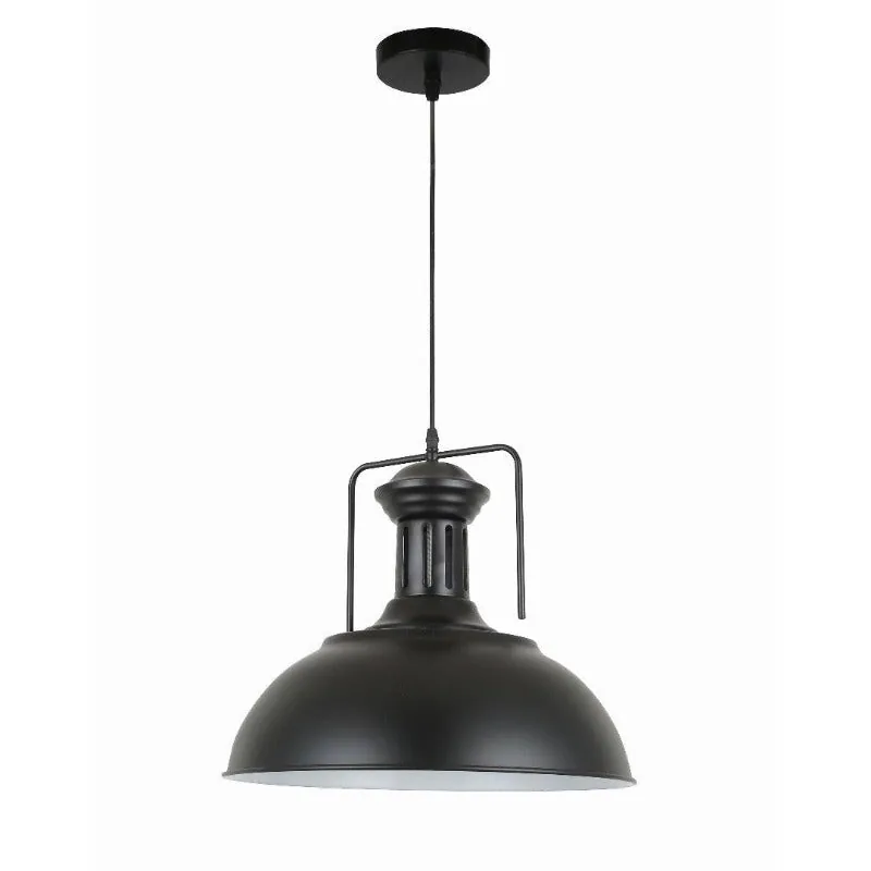 Black Retro Industrial Pendant