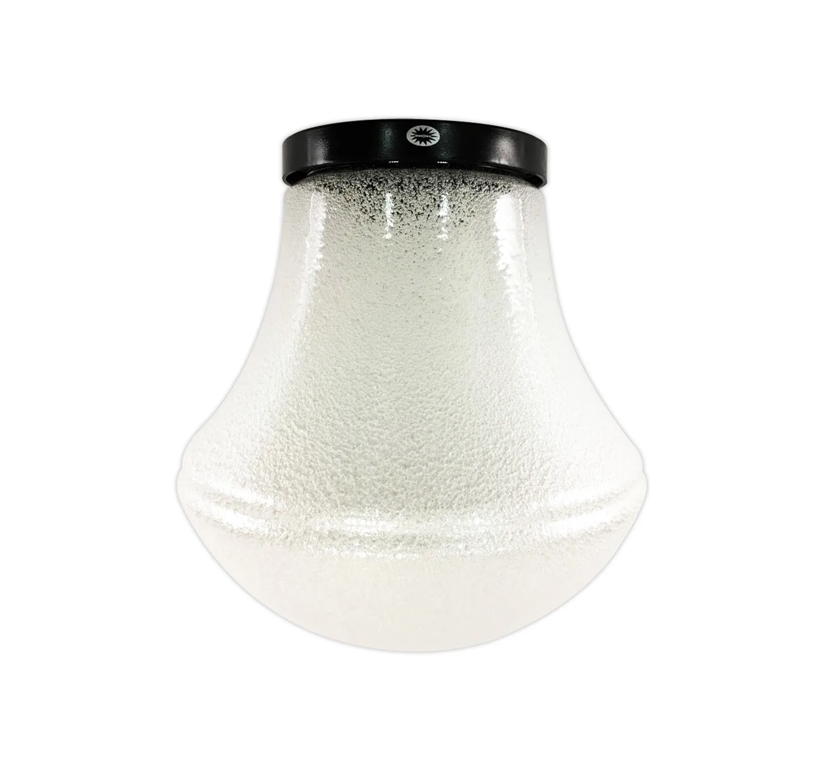 Dome White Tinted Glass Ceiling Light