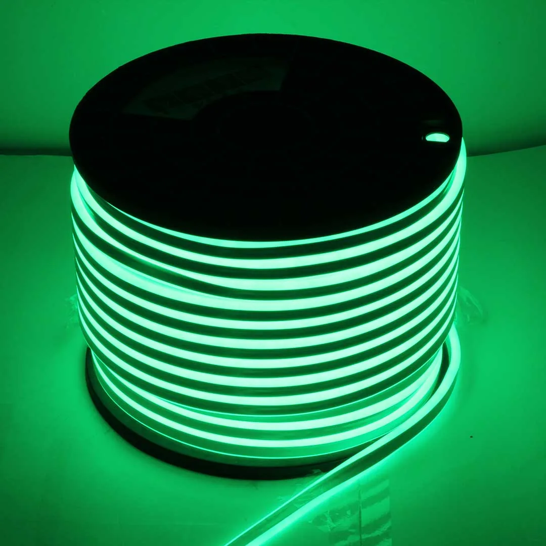 Green LED Strip Light – 100m Roll, 120 LEDs per Meter