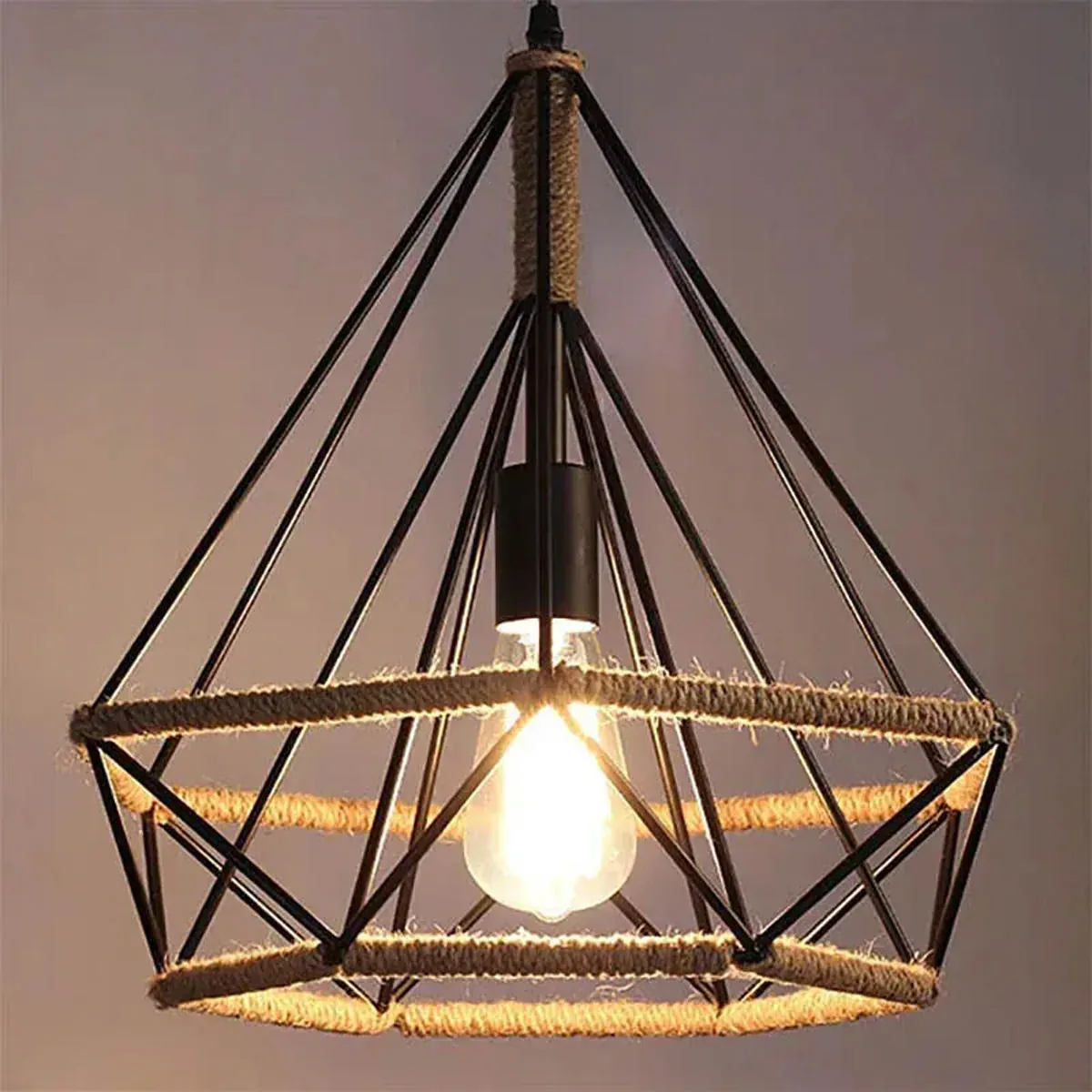 Small Pyramid Cage Pendant