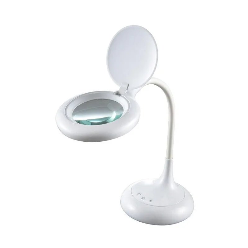 Desk Lamp with Magnifying Glass