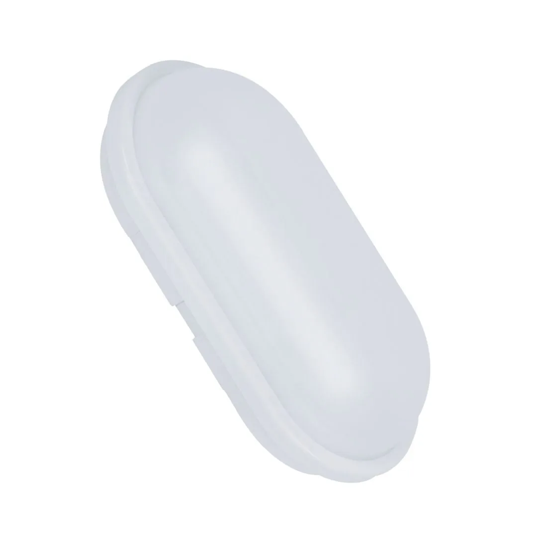 15W IP54 Oval LED Ceiling Light – Surface Mounted Bulkhead Light