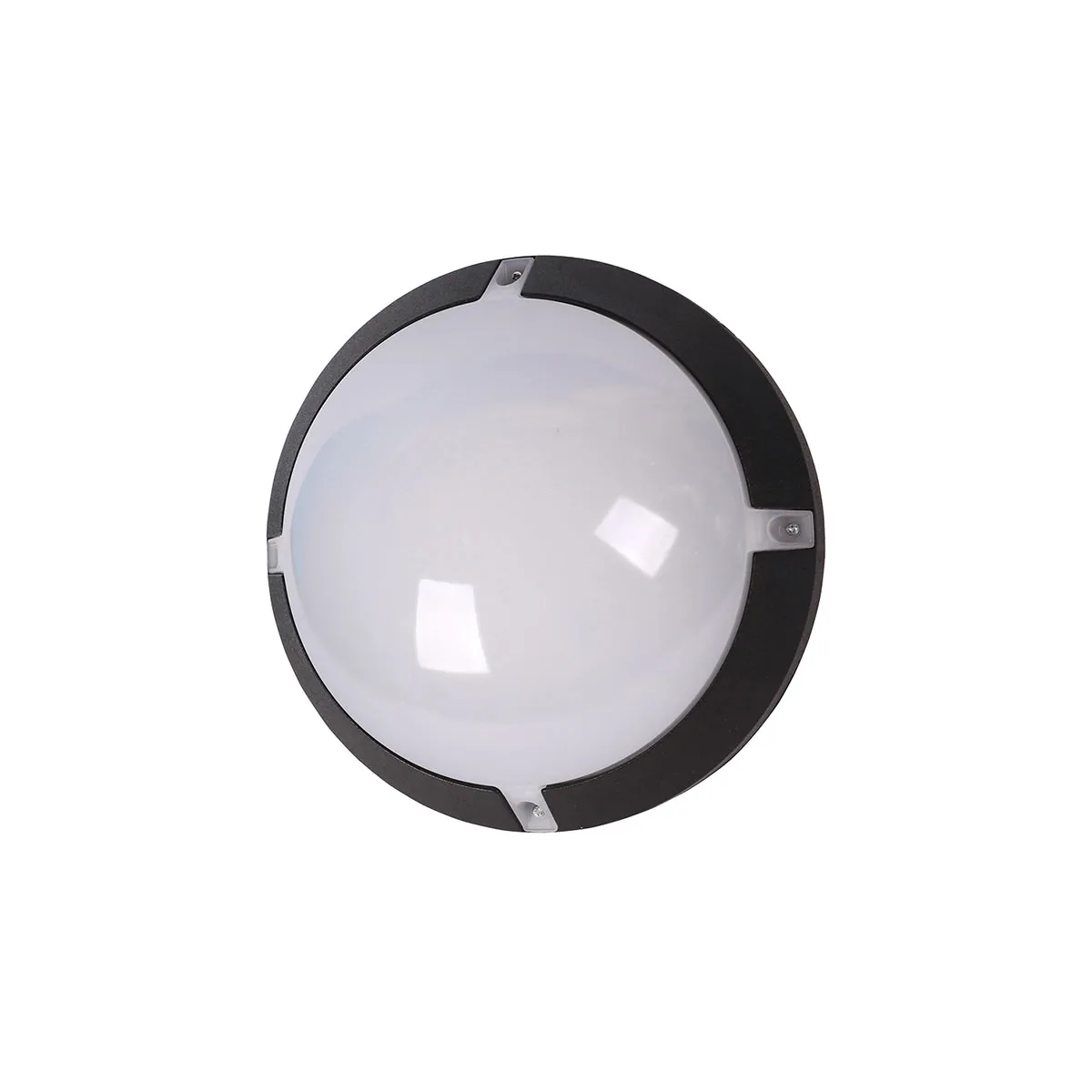 Black Round LED Bulkhead Ceiling Light 8 Watts