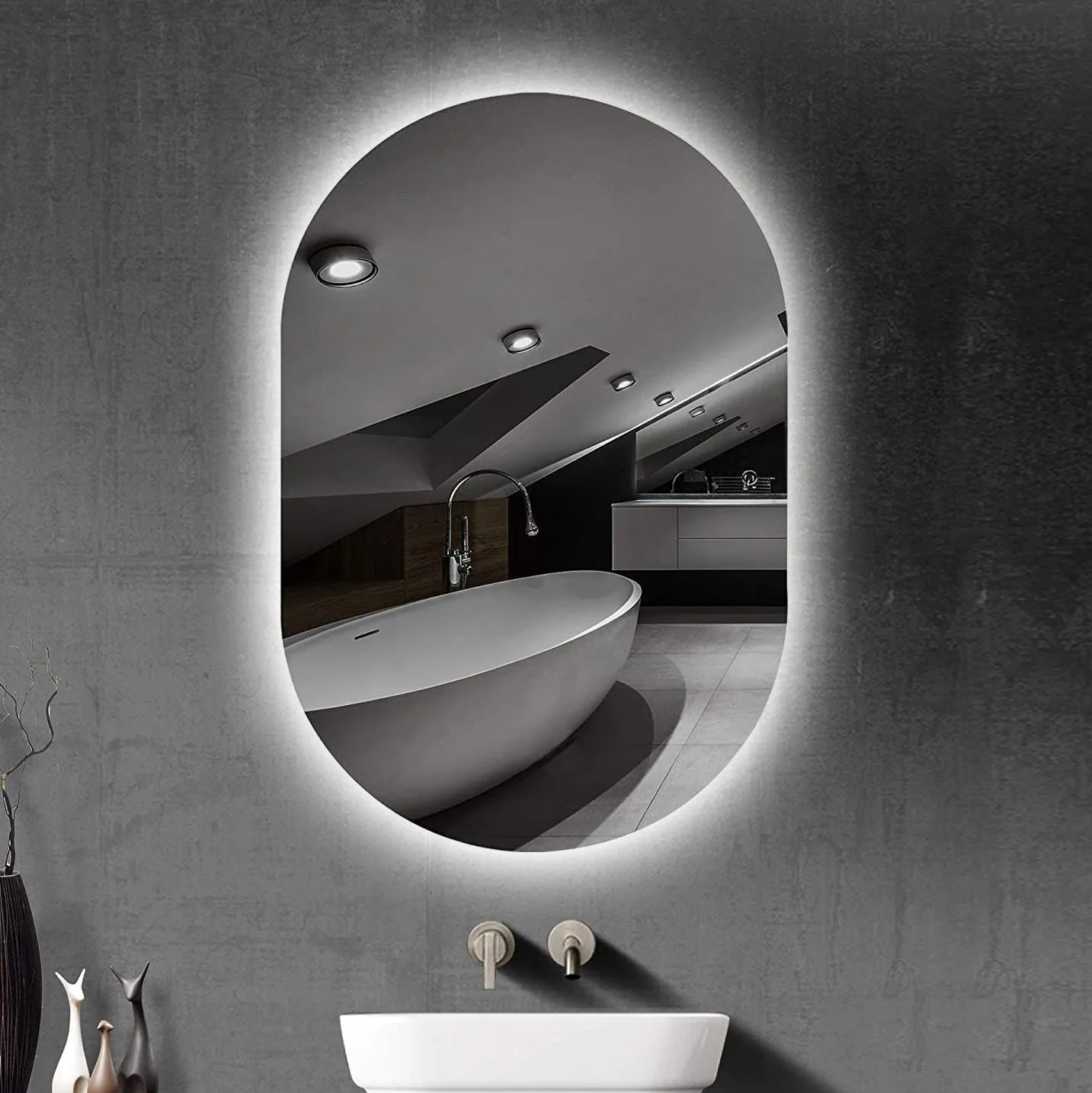 Touch Sensor LED Mirror Light – 10.5W, 1050 Lumens, 6500K