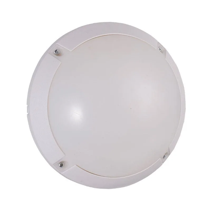 White Round LED Bulkhead 12 Watts