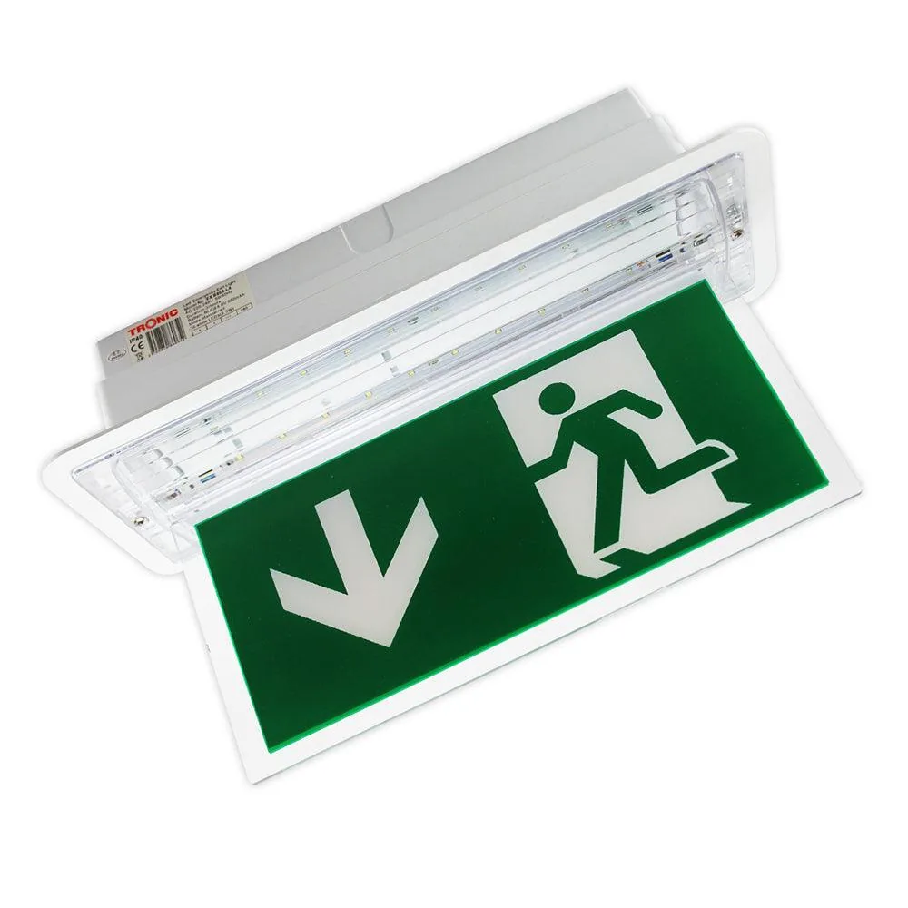 Emergency Exit Light Without Sticker