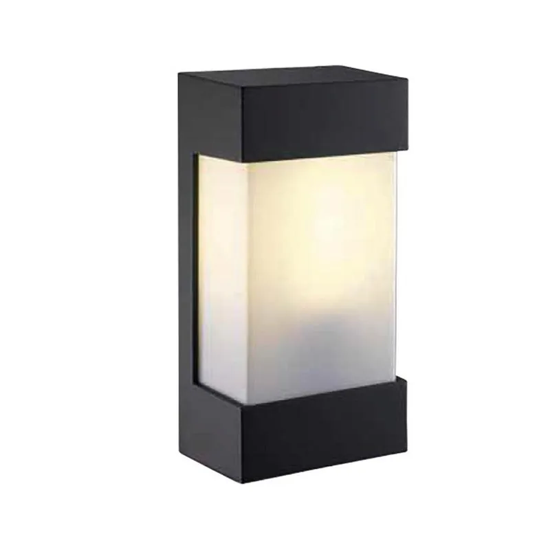 Black LED Wall Light