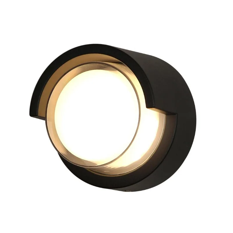 Black LED Wall Light