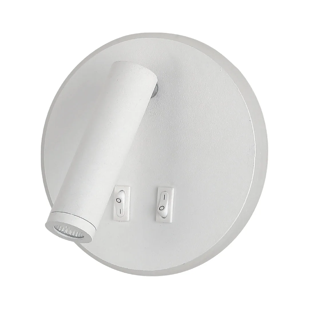 Circular Bedside LED Reading Light