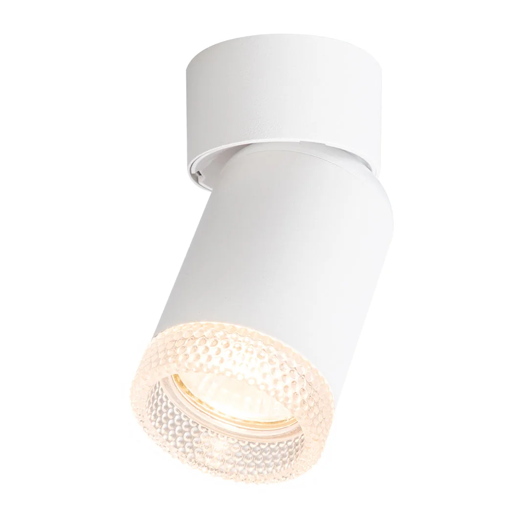 Crystal Composite White LED Adjustable Fitting Ceiling Spot Lamp