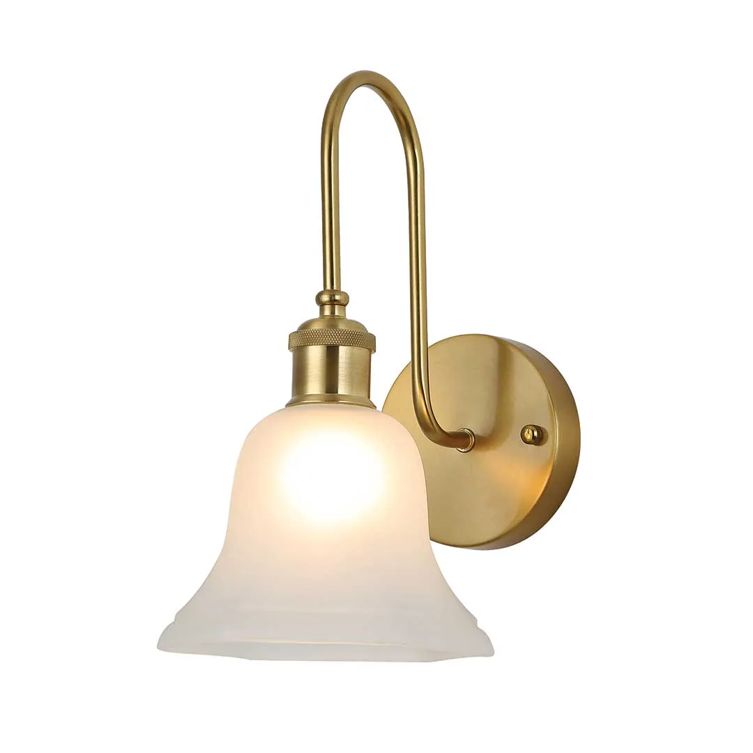 Decorative Hexagonal Frosted Glass Wall Light