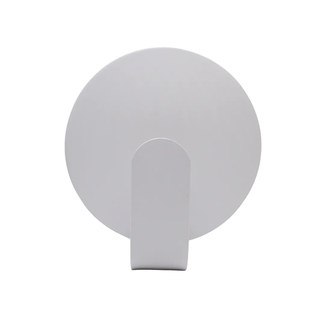 Circular Warm White LED Spotlight with White Matte Finish