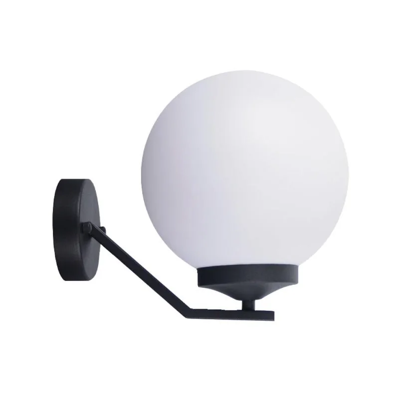 Globe Black Wall Light