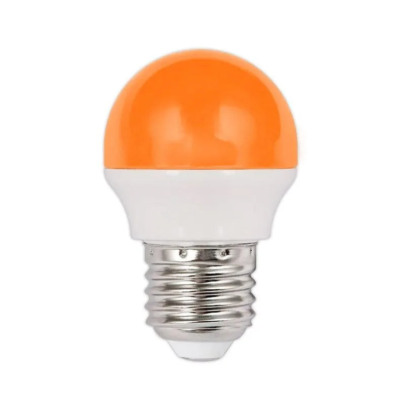 Orange LED 2 Watts E27 (Screw) Bulb