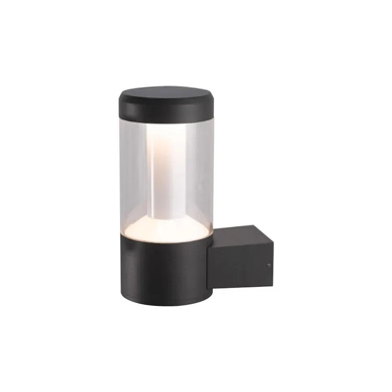 Outdoor Wall Light 3000K Warm White Black Finish