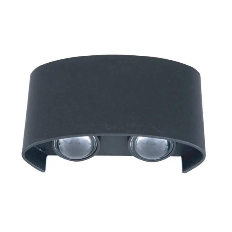 Rectangular-shaped Curved Up & Down Warm White 4 Watts