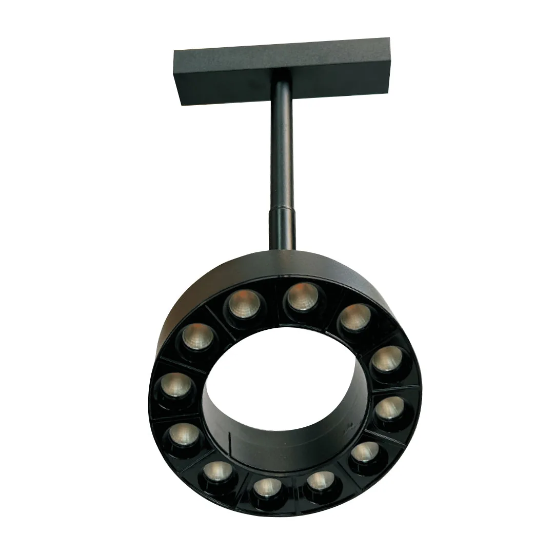 Round Ring Style 9W LED Magnetic Track Light