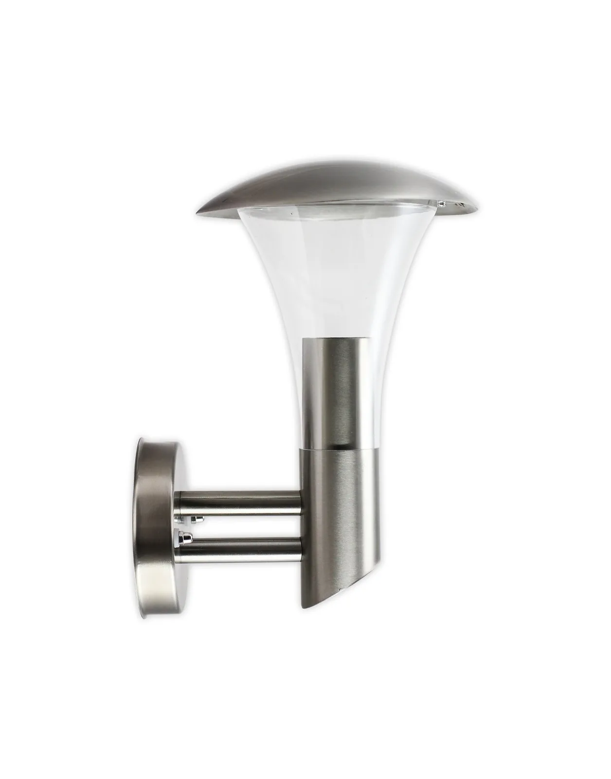 Stainless Steel Bulkhead Fitting – E27, Curved Dome Design