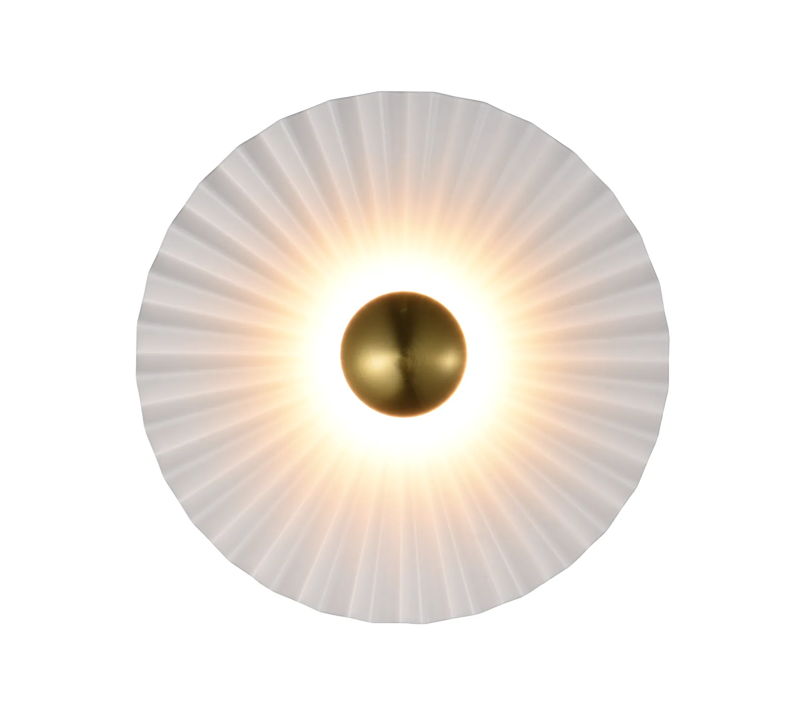 Tronic 7W LED Wall Light white & Gold