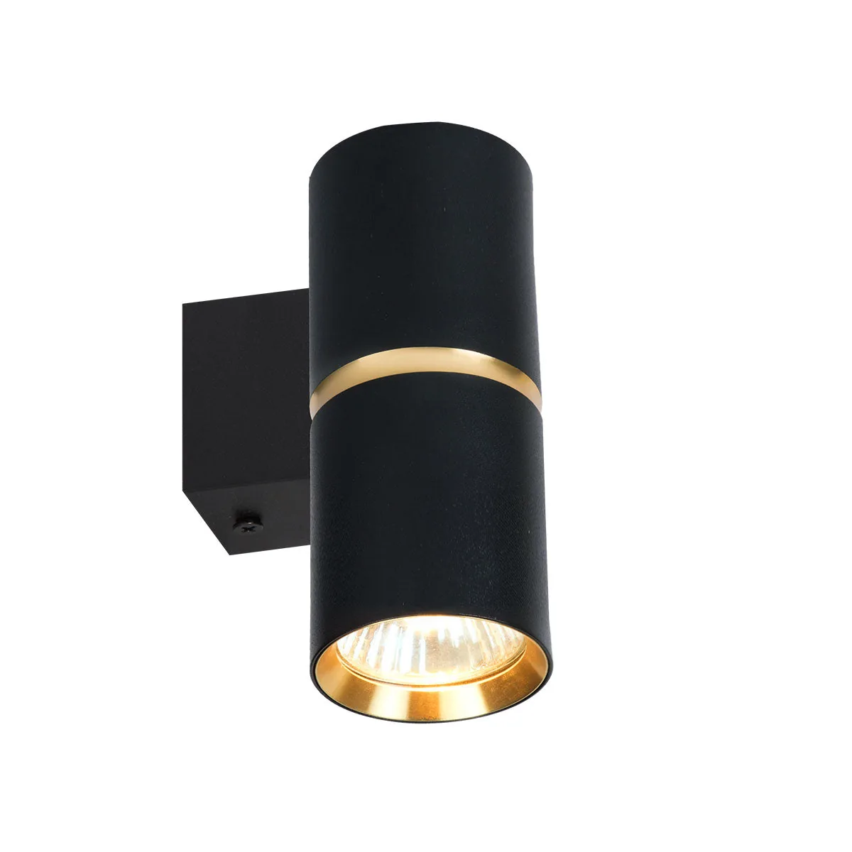 Wall Lamp Round Black