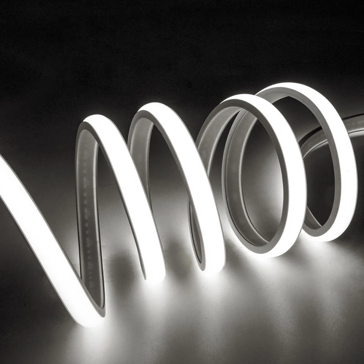50-Meter Daylight LED Strip Light – 220V, Flexible & Durable