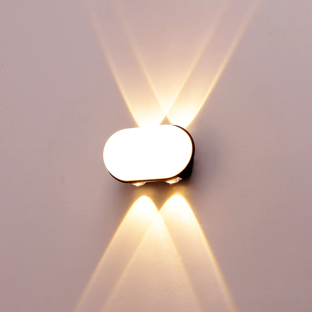 7W LED Outdoor Wall Light – IP54 Warm White