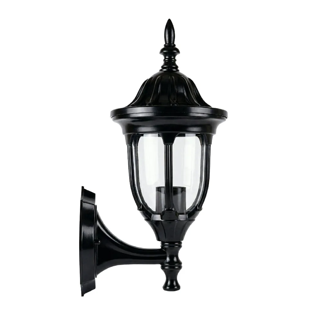 Outdoor Wall Lantern E27 IP44 Black