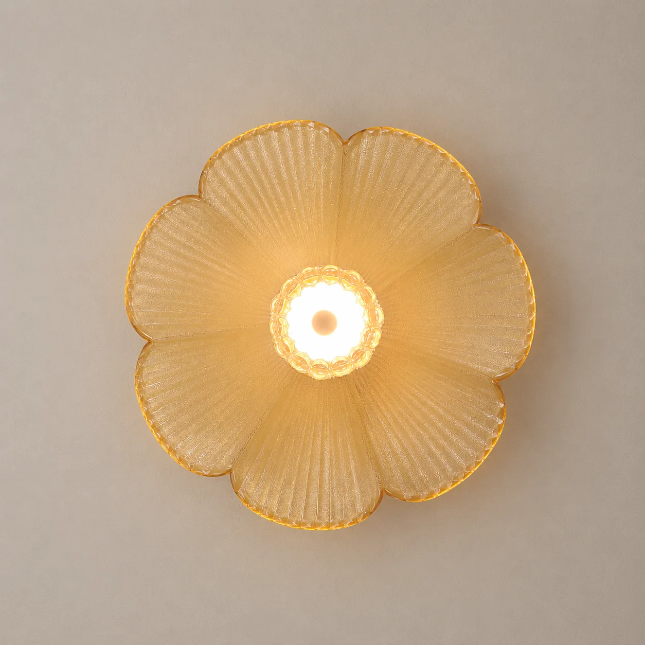 Outdoor Wall Light – Flower Design