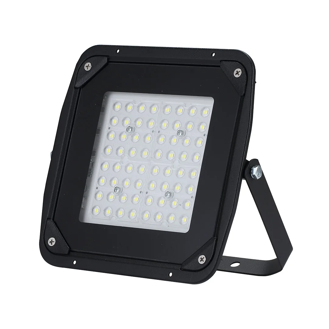 Compact 50W LED Flood Light – Warm White, Aluminium Body (3000K)