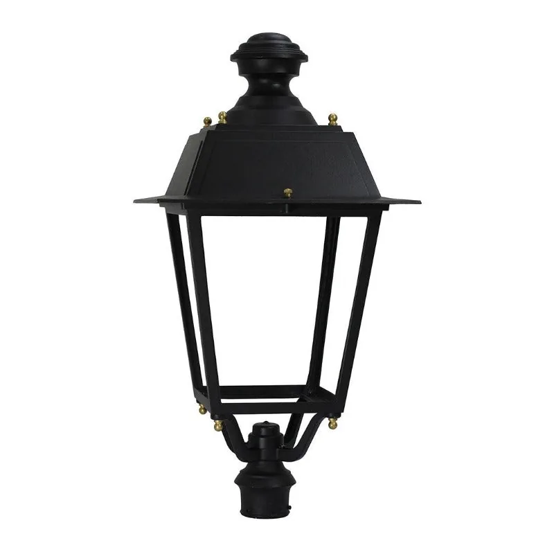 Black Garden Light Without Pole