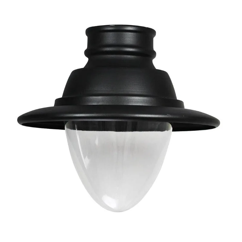 Black Garden Light Without Pole