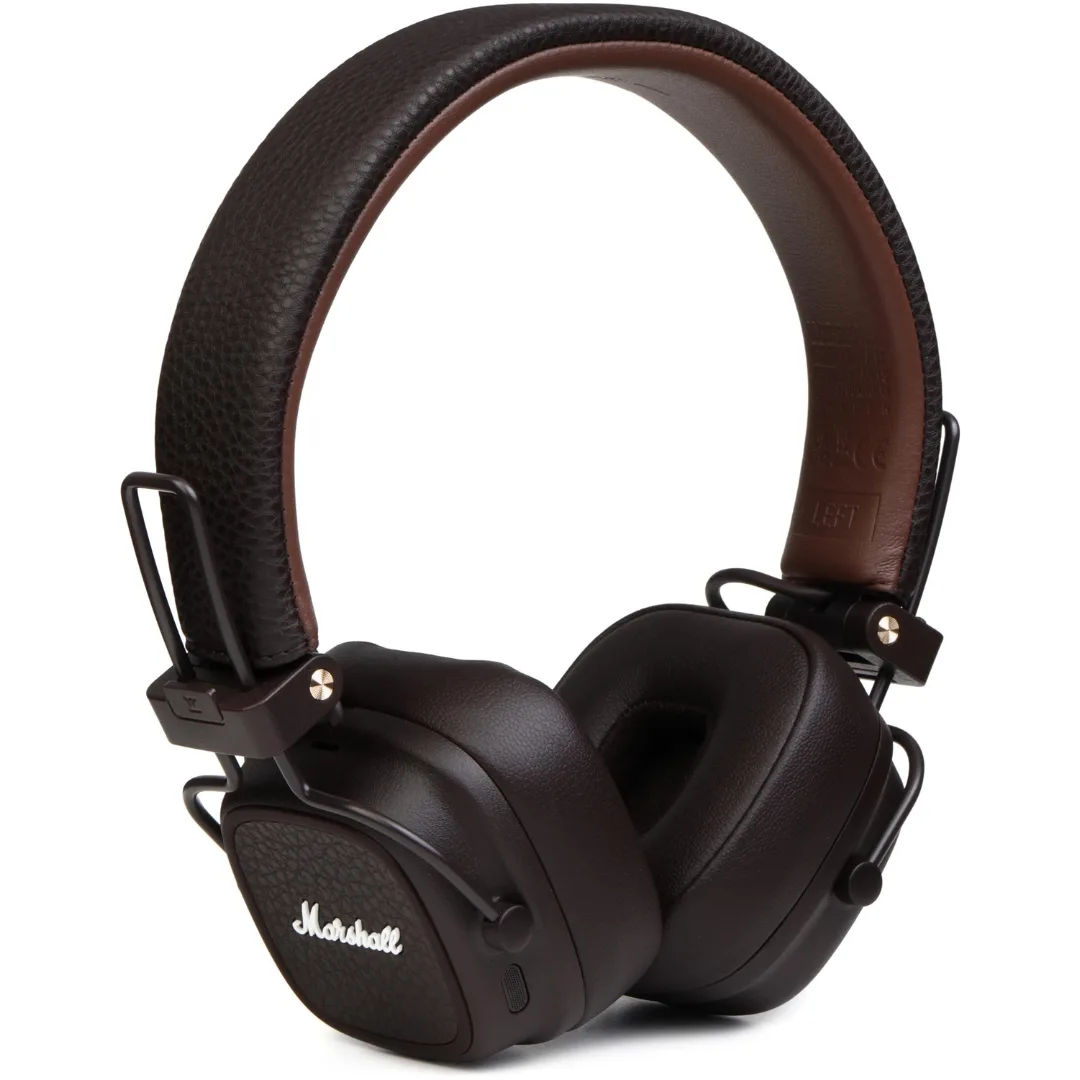 Marshall Major V Wireless On-Ear Headphones – Brown