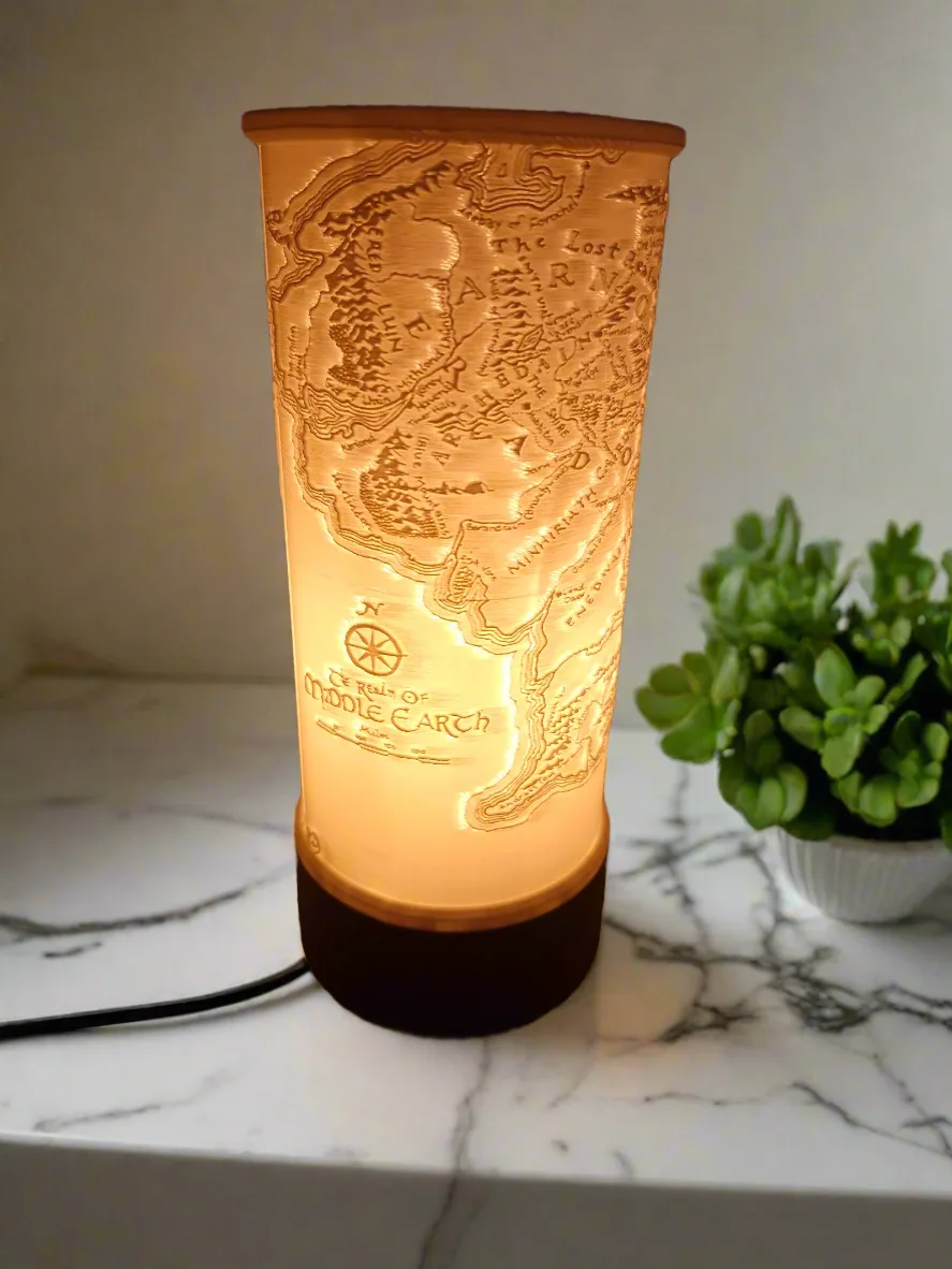Print3D Africa Middle Earth Radiance Table Lamp