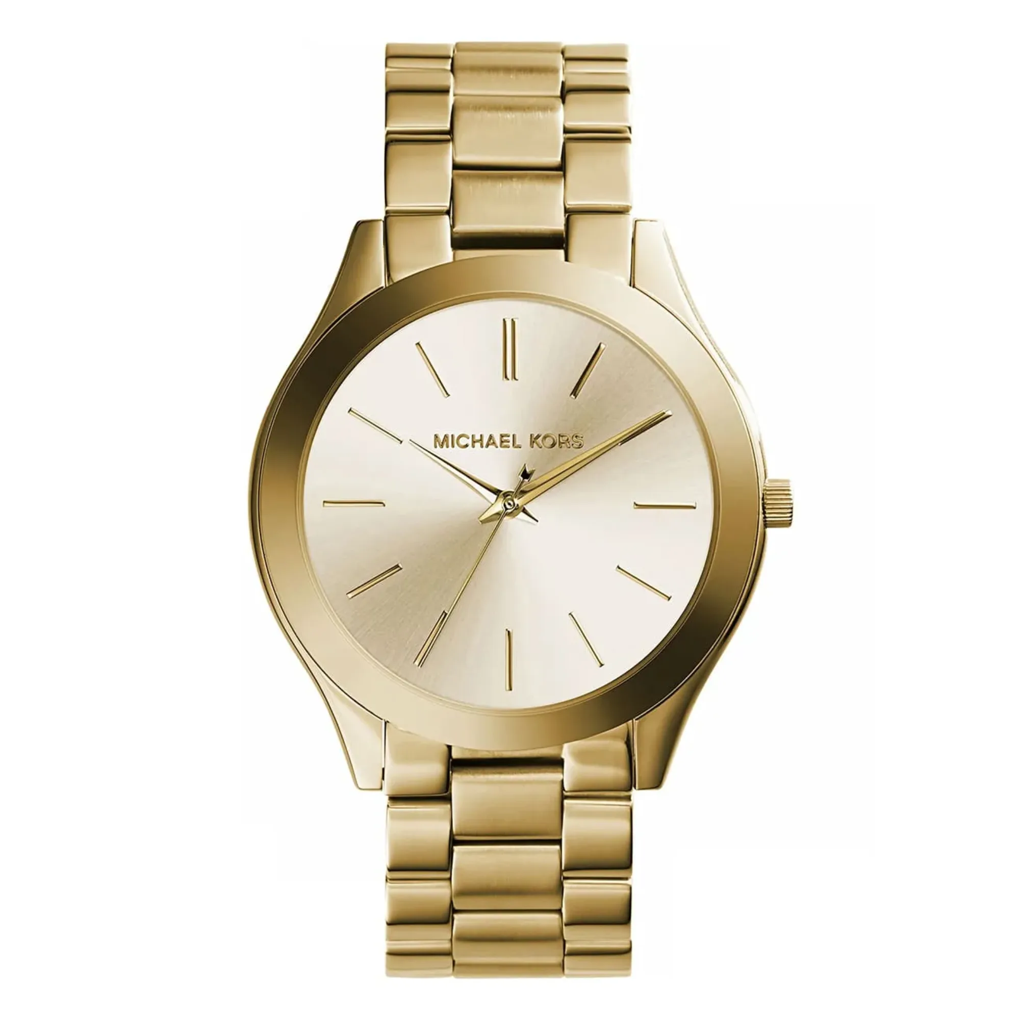 Michael Kors Slim Runway Gold-Tone Stainless Steel Watch MK3179