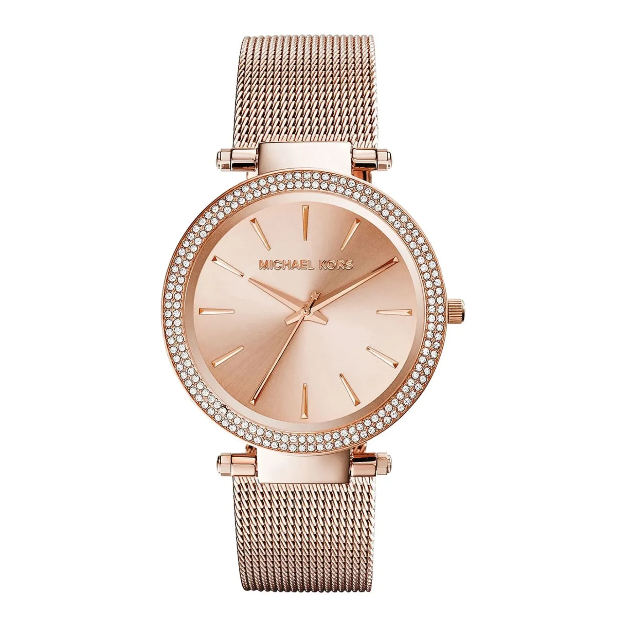 Michael Kors Darci Women's Rose Gold-Tone Pavé Watch 39mm MK3369