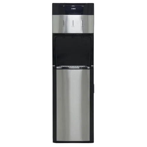 MIKA Water Dispenser, Floor Standing Bottom Load, Stainless Steel Black MWD2801SSB