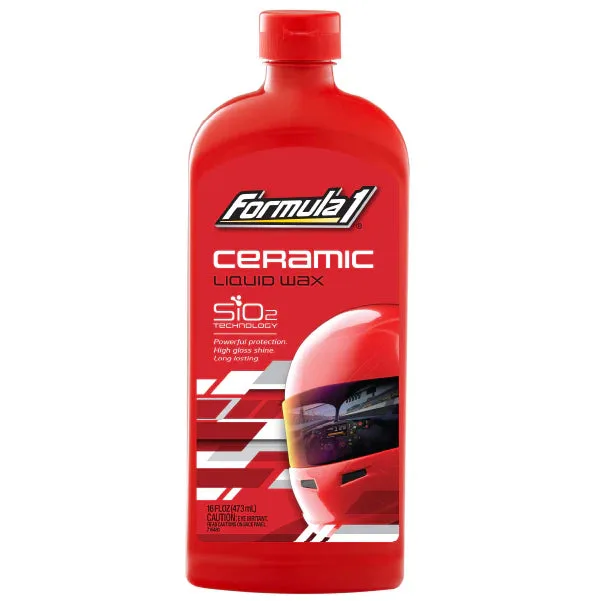 Formula 1 Ceramic Liquid Car Wax to Restore & Protect to Erase Car Scratches & Swirls -473ml Compatible with All Cars, Cleaning & Care polishes wax