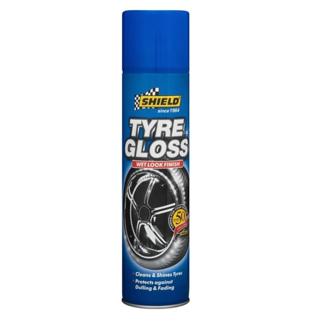 Shield Tyre Gloss Aerosol Tyre cleaner - 400ml SH97
