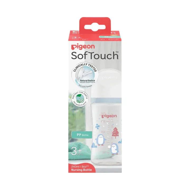 Pigeon SofTouch Nursing Bottle PP 240ml Winter 3+ Months 81297
