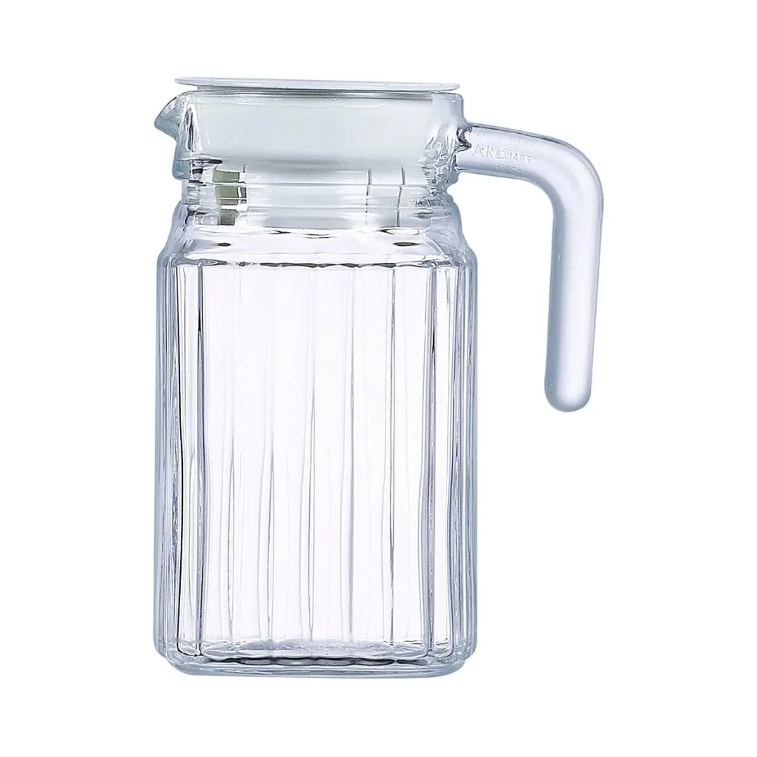 Luminarc Quadro Ref Jug 0L5 White Lid V4067