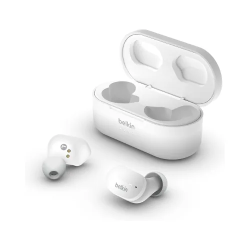 Belkin SoundForm True Wireless Earbuds 24-Hour Battery White