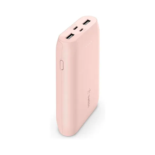 Belkin BoostCharge Power Bank 10000mAh 3-Port USB-C + USB-A Rose Gold