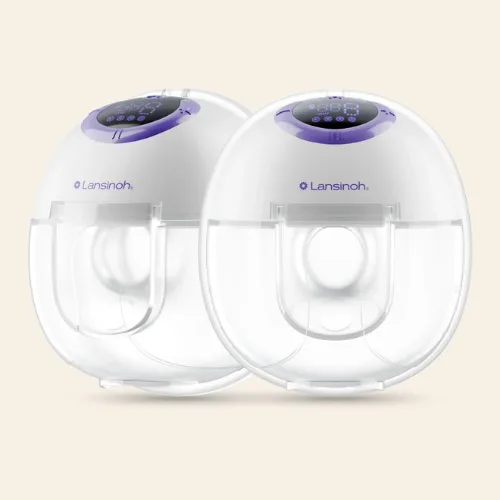 Lansinoh Discreet Duo Wearable Double Hands-Free Breast Pump 53752