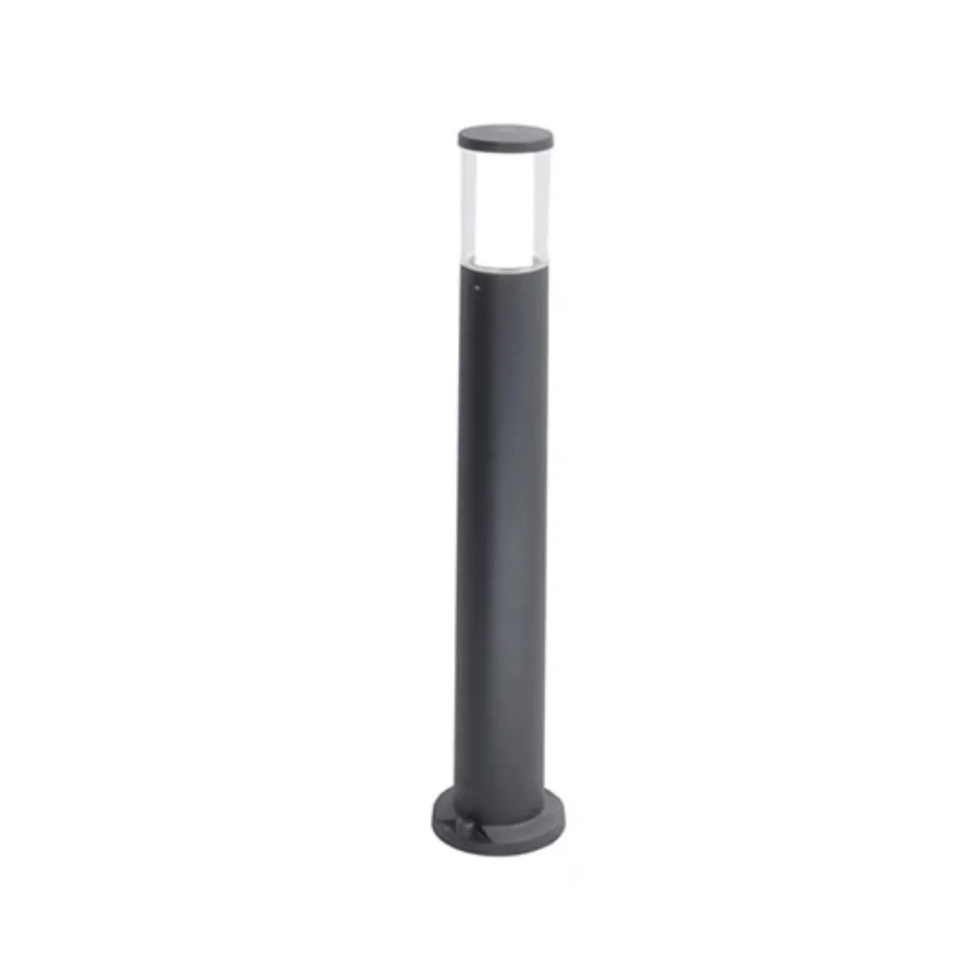 Fumagalli CARLO 800 DECO Grey Clear GU10 LED 6W Long Bollard