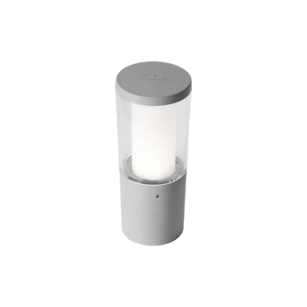 Fumagalli CARLO 400 DECO Grey Clear GU10 LED 6W Short Bollard