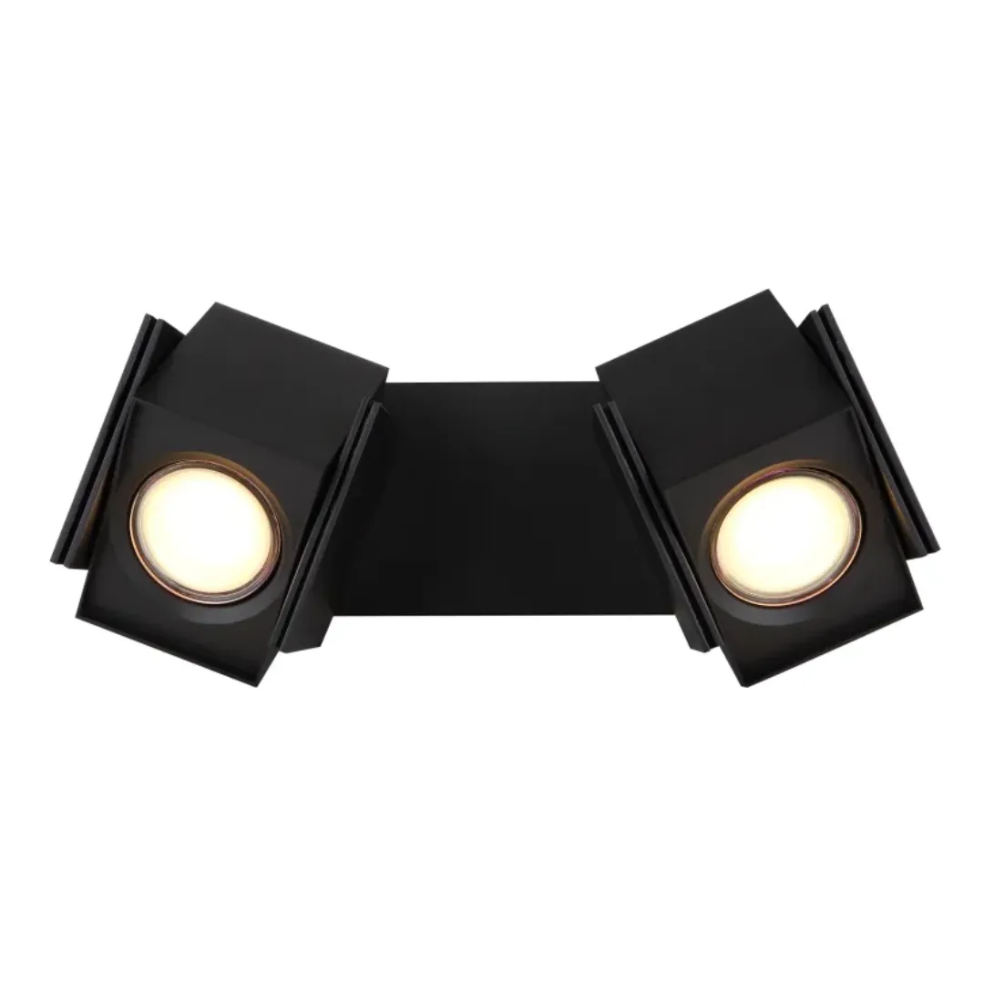 GLOBO Twin Spotlight Black 2xGU10