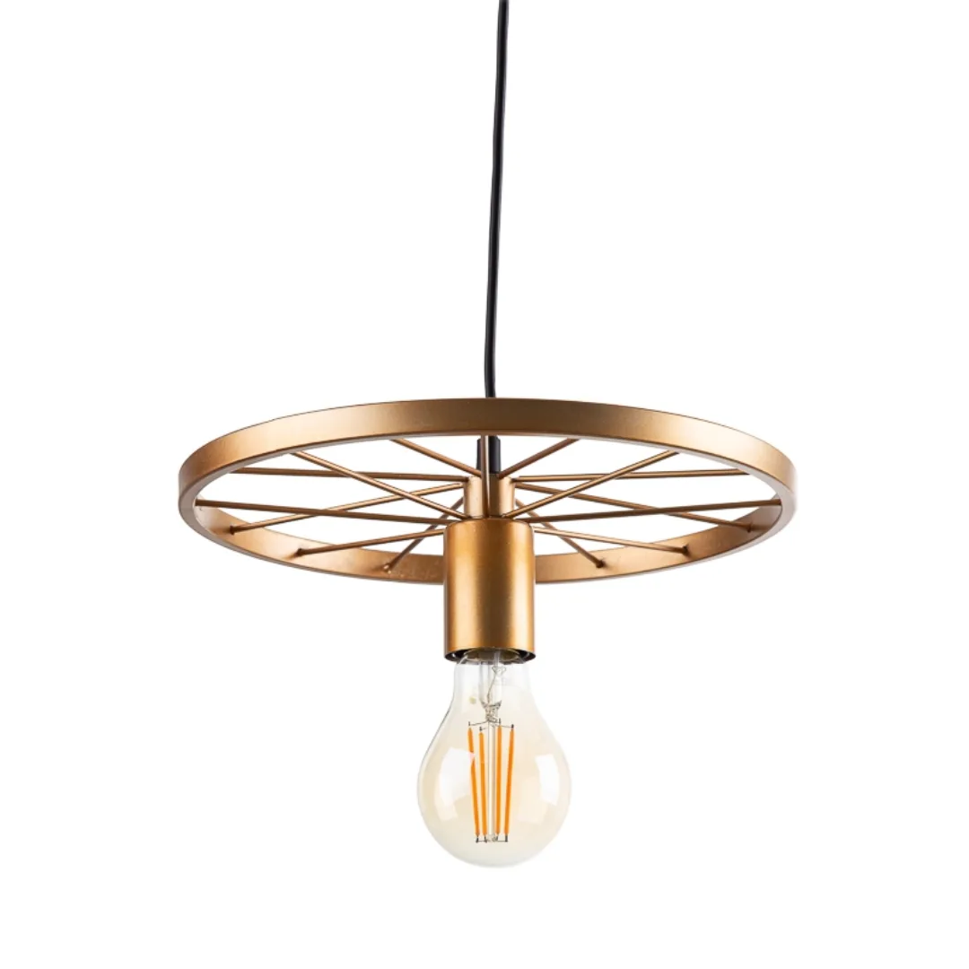 GLOBO JAN Single Pendant Metal Gold 1xE27 D300